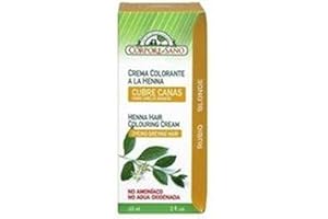 Crema Colorante Henna Rubio 60 ml de Corpore Sano