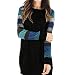 Produktbild ITISME DAMEN TOPS Frauen Striped Long Sleeve Gestrickte BeiläUfige Tunika Sweatshirt Tops T-Shirt Kleid Field Lockere Hardcore Hirsch Bund Orange Seepferdchen üBergrößEn UV Yoga Leibchen Kirsche