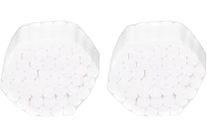 01 02 015 Boule de coton roulée, rouleaux de gaze de coton 100 points hautement absorbant pour les saignements de nez de la bouche pour les moins de 6 ans