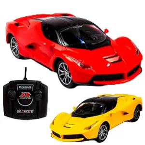 QueenZomy Toy Car Remote Control Car for Boys Age 4 to 10 Years I Battery Operated Large Scale car I Multi Colour I Pack of 1 Car