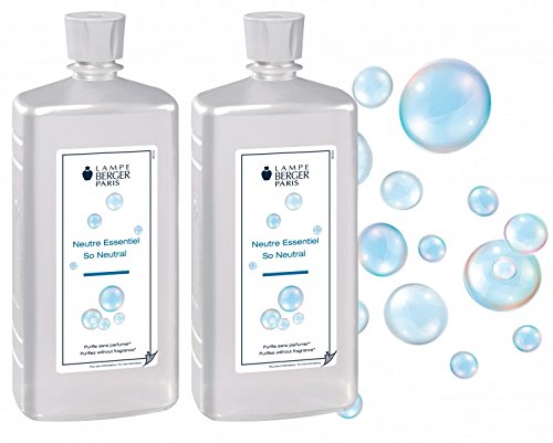 Lampe Berger Vorteilsset - 2x 1000 ml Neutral / Neutre Essentiel inkl. EO Shopping Bag