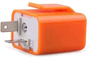 SHUOHUI 2 sztuki 12 V 2-biegunowy przekaźnik kierunkowskazu LED bez obciążenia