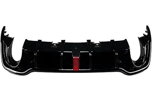 UYCHYTQR Spoiler Posteriori per Auto per VW per Golf 8 GTI RL&ine 2020 2021 2022 2023 sotto Diffusore del Paraurti Posteriore Spoiler Posteriore Splitter Accessori W/Luce