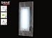 Produktbild LED Wandleuchte / Badleuchte SHINE-MODULAR, Dekor Marmor anthrazit / Glas, Fischer Leuchten 55401