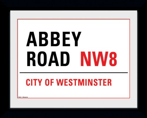 GB eye 8 x 6-inch Abbey Road Framed Photograph, Assorted