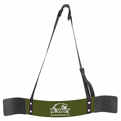 Be Smart Fitness Bicep Isolator Arms Blaster Bomber Weight Lifting Gym Strap (Green)