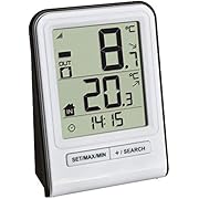 TFA Dostmann Funkthermometer Prisma TFA 30.3063 (Weiss mit Batterien)