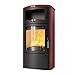 Produktbild Kaminofen Hark 44 GT ECOplus bordeaux-rot Korpus graphit
