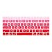 Produktbild DealMux Silikon-Computer-Haut drahtlose Tastatur-Schutz-Film-Abdeckung Rot für iMac