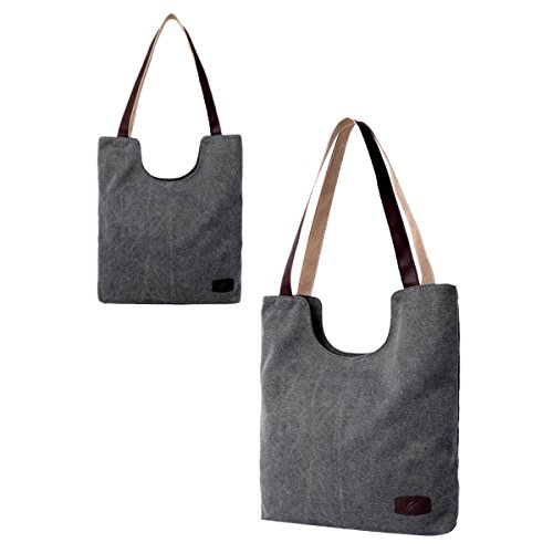 Butterme Frauen Damen lässige Vintage Leinwand Tagesgeldbeutel Top Handle Umhängetasche Tasche Shopper Handtasche - 6