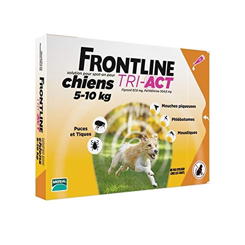 Frontline-TRI-ACT-Chien-Anti-puces-et-Anti-tiques-pour-Chien