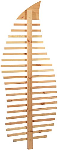 dobar Design Pflanzen-Rankhilfe, Rankgitter-Rankgerüst, natur, 76 x 6.5 x 186 cm, 58220e - 3