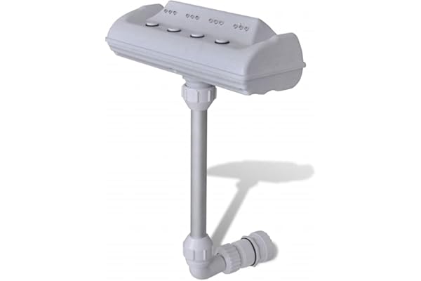 vidaXL Cascade Fontaine Piscine avec Lumières LED Cascade de Piscine Hors Sol