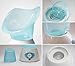 Thermal Spa Facial Sauna Steamer Portable Face Mist Steamer Pores Cleanser Skin Renewal Face Humidifier-Blue