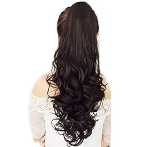 Alizz dark brown curly Fluffy braid extension wig for girls and women light weight hair extension, Fashion Women Synthetic Hair Cosplay Long Curly Wavy NO Bangs Natural Black Wigs Costume Fancy Party Wigs