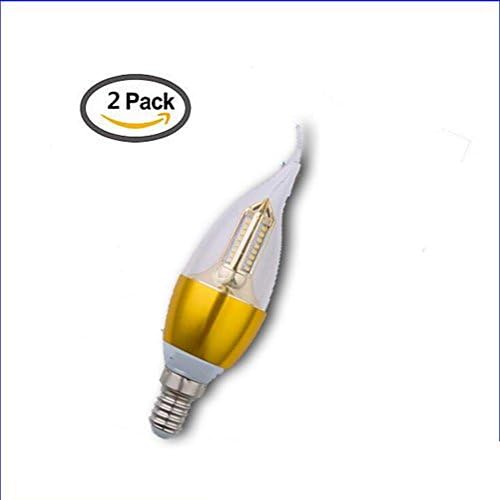 MAX-DP 2PCS Gypsophila candle light 85-265V E14 small screw light 5W 40LED 300LM Pagoda energy saving lamp,36*135mm , cool white
