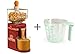 Produktbild Smart Peanut Butter Maker Maschine Bundle mit gratis 1 Liter Messbecher, verwenden Sie es als Mandelbutter Maker, Cashew Buttermacher oder jede Nussbutter – Retro Red NBM400