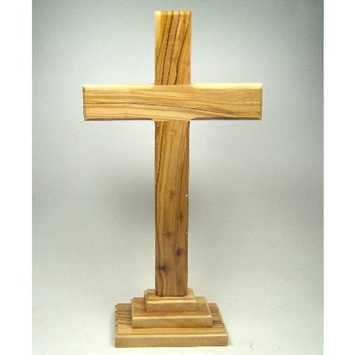 Bethlehem Star Standkreuz Auf Sockel, 28Cm