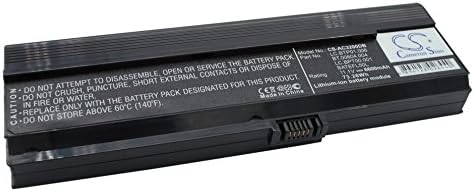 TechGicoo 6600mAh Replacement Battery for Acer TravelMate 2480-2705