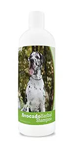 Healthy Breeds Herbal Avocado Dog Shampoo for Dry Itchy Skin for Great Dane - Over 100 Breeds - Flea and Tick Product Safe - For Dogs with Allergies or Sensitive Skin - 16 oz