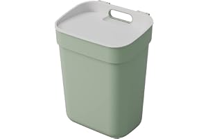 CURVER 10L Ready to Collect sorteringskorg - perfekt under diskbänken - med väggfäste för vägg eller dörr - kök, badrum, tvättstuga - 100% återvunnen