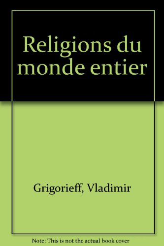 couverture de : Religion du monde entier