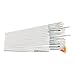15pcs Nail Brushes, 12 Colors Nail Rhinestones, 30 Rolls 3D Nail Art Tape, A box of Gold / Silver Crystal Studs, A box of white pearls by SUMERSHA