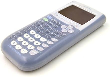 TI-84 Plus Silicone Case - EOVOLA Protective Cover Ultra Clear Anti-Slip Skin-Friendly Safe-Grip Silicone Skin Case for Texas Instruments TI-84 Plus Graphing Calculator