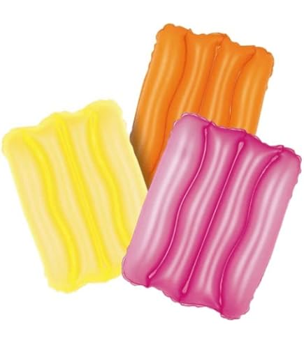 4 Cuscini Gonfiabili Per Viaggio - Morbidi, Impermeabili E Pieghevoli | Ideali Per Spiaggia, Campeggio E Auto (47x35cm) - Foto 2