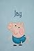 George Pig (Peppa Pig) Luxury Personalised Applique Super Soft Fleece Blanket