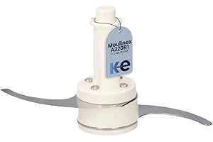 Anakel Home Repuesto Cuchilla Picadora SS-193009 Compatible con Moulinex Moulinette A320R1, A327R1 | 2 Hojas, Acero Inoxidable, Corte Preciso