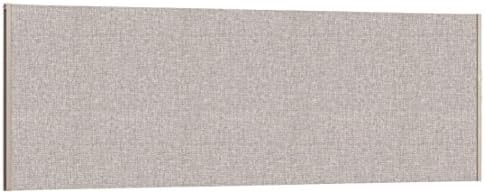 Simply Office VCVDMSV4801400CGS 480 x 1400 mm Desk Mounted Straight Screen with Linking Silver Trim - Cara Glass Ej004