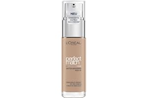‎L'ORÉAL PARIS L'Oréal Paris Make up, Flüssige Foundation mit Hyaluron und Aloe Vera, True Match Make-Up, Nr. 4.N Beige, 30 ml
