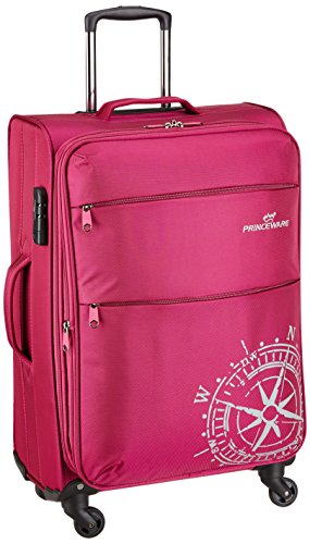 Princeware Geolite Fabric 57 cms Purple Softsided Carry-On (6680 - PP)