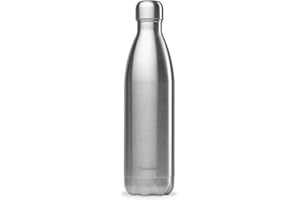 Qwetch - Bouteille Isotherme Inox Brossé 750ml - Gourde Nomade Inox - 24h Froid et 12h Chaud - Etanche, Sans BPA & Réutilisable - Gourde isotherme pour Sport, Voyage, Bureau, Randonnée