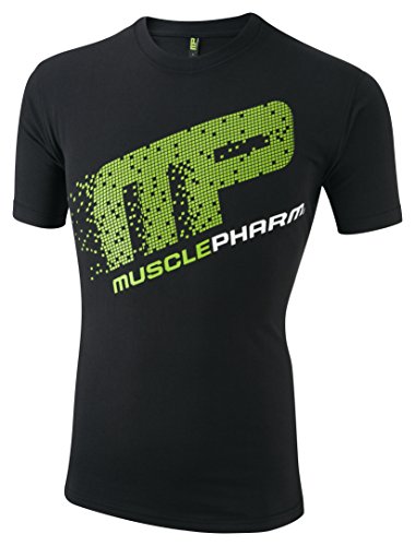Preisvergleich Produktbild Muscle Pharm Herren Textilbekleidung Printed TSHT, Black, L, MPTS403