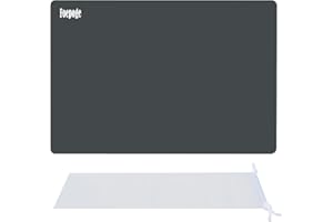 Foepoge Extra Grandes 60x40 cm Tapete de Silicona para Resina Epoxi Transparente Manualidades/Epoxy Resin Kit, Estera de Silicona para Llaveros, Cristales, Madera, Bisuteria Manualidades,Gris Oscuro