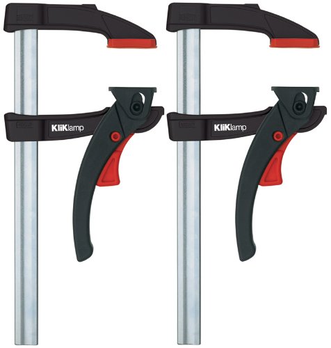 2x Bessey KliKlamp KLI40 - Magnesium - Hebelzwinge - Set