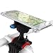 Produktbild Fahrrad Handyhalter,Universal Radsport Verhütung Von Abstürzen Fahrrad Motorrad Lenker Handyhalter Wiege Klammer Mit 360 Drehen Für GPS MP3-iPhone 8 7 6 6S 5S 5 C 5 Samsung Galaxy S8 S7 Plus Schwarz