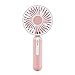 Produktbild PINEsong USB Handventilator Wiederaufladbarer/Niedlich Mobiler Tragbarer Leise Mini USB Ventilator/Tischlüfter/Tischventilator mit 3-stufigem Wind Einstellbar/Hand Lüfter/Mini Fan (Rosa)