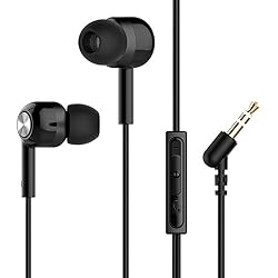 Mpow Auriculares con Cable y Micrófono In ear Estéreo 3.5mm, Control Remoto para Móvil, Reproductor MP3 Smartphones Huawei XiaoMi iPhone 6 6s