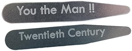 Magnetic Collar Stays with magnets to Engrave with your own personal message