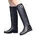 Produktbild Xianshu Damen Original Gummistiefel Reitstiefel (Schwarz-Single-36 EU)