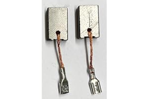 BARGAINWORLDUK CARBON BRUSHES TO FIT COLLOMIX COLLOMATIC MIXER CEMENT RGE 150-1 R1300 DUO CARBON BRUSHES D104