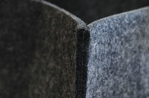 Filztasche Dunkelgrau Kaminholztasche Filzkorb Kaminholztasche Kaminholzkorb Korb Filz Zeitungsständer Zeitungskorb - 2