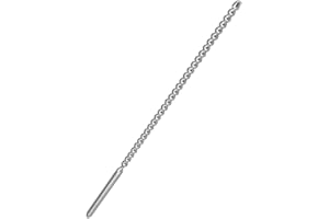 Tapón uretral de acero inoxidable Roluck, dilatadores uretrales para pene, dilatadores uretrales para hombres, masturbación, Juguetes sexuales (S)