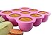 KIDDO FEEDO Feeding Pots & Storage Tray with Silicone Clip-on Lid - Multipurpose Use; Freeze Baby Food, Breastmilk, Herbs & More - BPA Free - Free eBook by Author/Dietician - Lifetime Guarantee - Pink