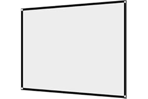 MAGT Schermo Videoproiettore, Schermo di Proiezione Pieghevole 4: 3 per la casa, Schermo di Proiezione Portatile Anti-Pieghe per Schermo Di Proiezione per Il Cinema Esterno (100in)