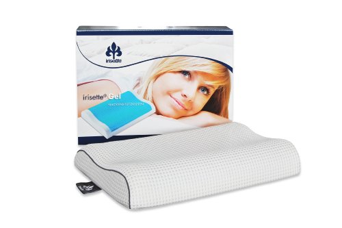 Badenia 3841853108 Bettcomfort, Irisette Gel-Nackenstützkissen mit Viscoschaumkern - 3