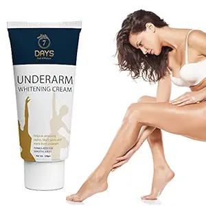 7 Days Whitening & Lightening Cream for Underarms & Intimate Areas | For Sensitive Skin of Bikini Area & Underarms | For Men & Women | For all skin types | 100 gm